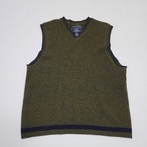American Eagle Sweater Vest - Lambs Wool - Hunter